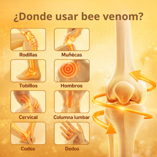 "Crema natural de abeja recuperación y movilidad en pocos días"